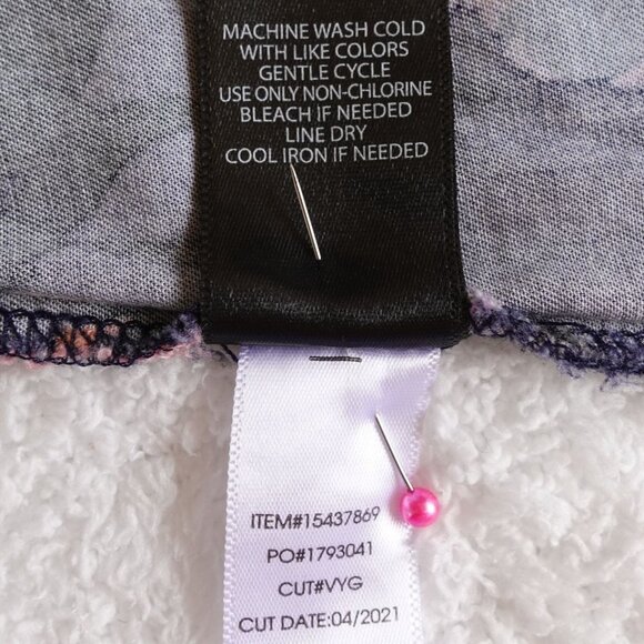 Torrid Sz 5 Navy Floral V Neck Challis Zip-Front Shirt Dress - Picture 11 of 12